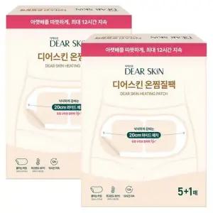 디어스킨 온찜질팩 6매 5+1)x2팩