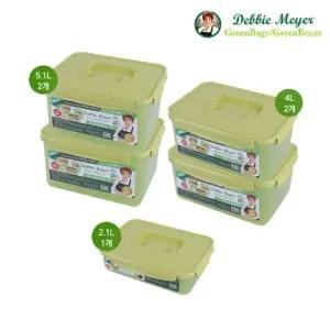 데비마이어 김치통 빅구성 5종(2.1L+4LX2+5.1LX2)