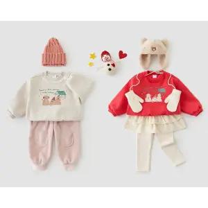 [베베르망] (아동)스노우스마일맨투맨[티셔츠BFKE360A]