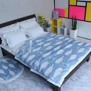 [골드스마일]j리빙 여름 산뜻 홑이불 밍크 SS 150x200그레이