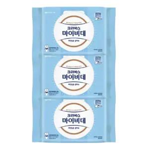 마이비데 물티슈 대용량 캡형 60매 x 3팩 클린케어 화장실용 비데용 물에녹는 비데티슈