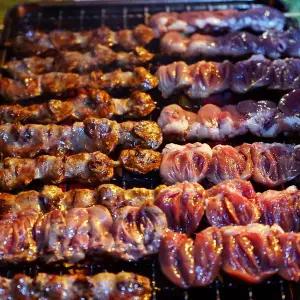 10인분 대용량! 100% 국내산 염통꼬치 800G + 꼬치소스 330G / 1세트