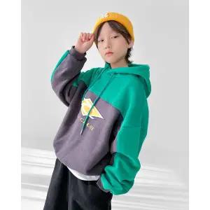 [리틀브로] (아동)클럽배색기모후드티[티셔츠BFJ7667B]