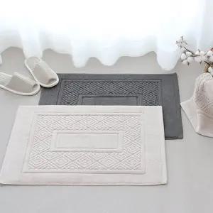 [어메니티타올]클래식 호텔 욕실 발매트 2장 세트 화장실 면 타올 발 수건