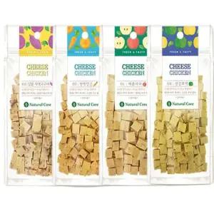 네츄럴코어 치즈치킨 강아지간식 애견간식 80g W28CC7C