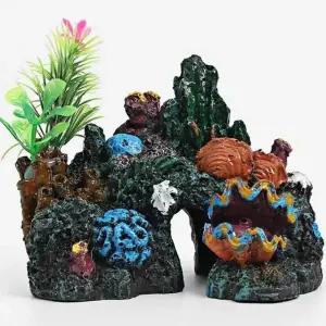 어항 장식 어항꾸미기 수족관꾸미기 가재은신처 (WFG1N8D)