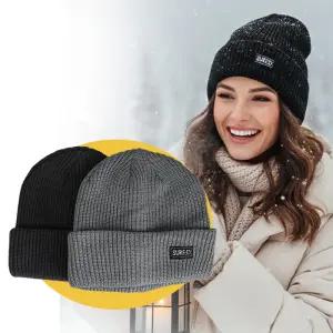 DK 고급 니트 두겹 롱비니 2색 겨울 방한모자 스포츠 등산 낚시 조깅 빵모자 따뜻한 패션 캡