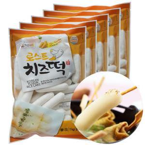 떡안애 로스트치즈떡 1kg X 5봉 구워먹는치즈떡