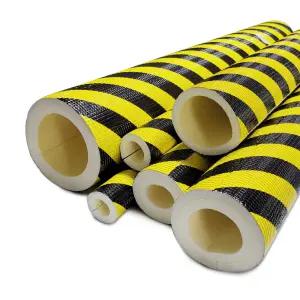 안전사선 원형보호대 모음전_비계/파이프/기둥/모서리 발포 쿠션보호대 안전용품 노랑검정 사선