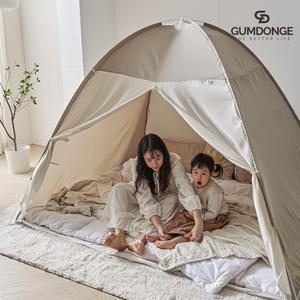 금동이 원터치 난방텐트(킹) 보온 방한 실내 침대텐트