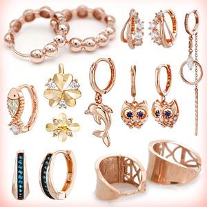 [12%]14K 행운을 담은 여성 금귀걸이 / 기념일선물 고급 원터치귀걸이 모음