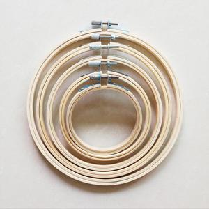 대나무 수틀 원형 자수틀 8 10 13 15 18 20 23 26 30 34 37cm