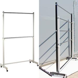 당당 옷가게 이동식 2단행거 옷걸이 이단 튼튼한 헹거