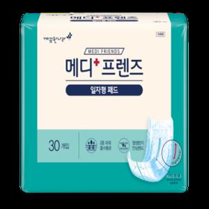 깨끗한나라 메디프렌즈 일자형 패드 30매 8팩(240개) 성인용 속기저귀