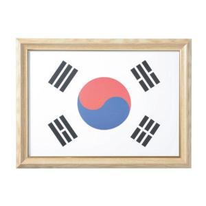 태극기액자 원목색(A3용)