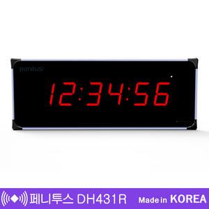 국산 페니투스 디지털벽시계 대형시계 DH431R 810X310mm 리모콘기능 타이머기능