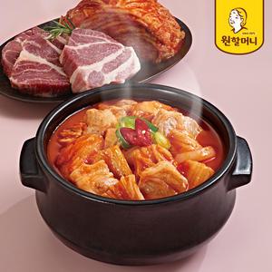 [원할머니] 부드러운 고기 듬뿍 김치찌개 500g x 4팩
