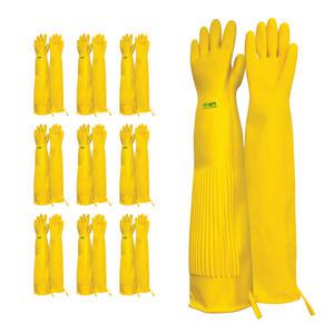역대급 질긴 공업용 고무장갑 12호 노란색 1켤레