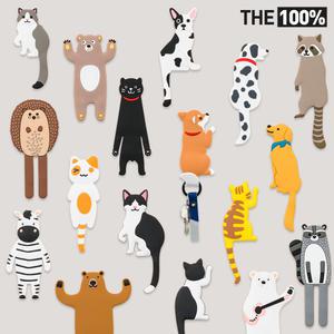 현관 마스크 걸이 동물 접착식 자석 후크 다용도 고리 매직 강력 부착 벽걸이 냉장고 자동차