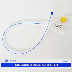 SD 실리콘 폴리 카테터 3Way 20FR 10개/유치도뇨관 소변줄 도뇨카테타