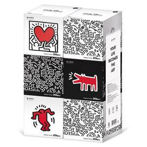 한예지 키스해링 오리지널 미니 미용티슈 250매 6입