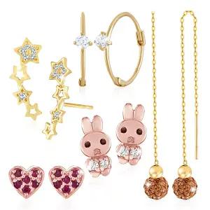 14K GOLD 트윙클 이어링 균일가 택1