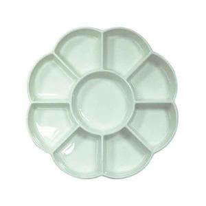 달리 동양화용 꽃접시 국화접시 중형 177x177x21mm