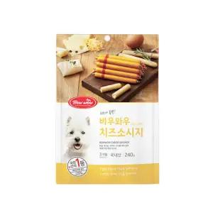 바우와우 애견간식 치즈소세지 14P