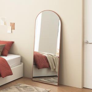 파로마 헤즐넛A 노프레임 아치형 전신거울 600