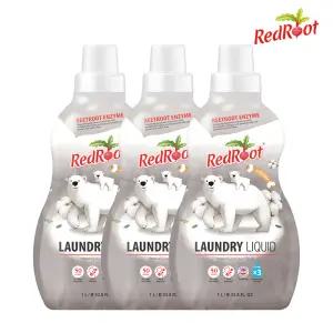 레드루트 유아 아기 세탁세제 1L 바닐라코튼 3개