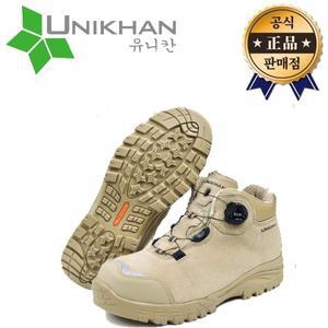 유니칸 안전화 UK-46 작업화 UK-46V 보아다이얼 가죽 신발 경량 산업 안전