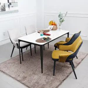 [무료배송] 클래식 엔틱가구 c21 포세린 천연 세라믹 4인식탁 세트