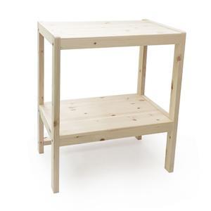 이앤위즈 심플리 2단렌지대 원목 밥솥렌지대 간편설치 DIY 수납장 선반 WDA05