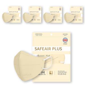 세이프에어플러스톤업 KF94 황사방역 새부리형 컬러 마스크 대형 100매