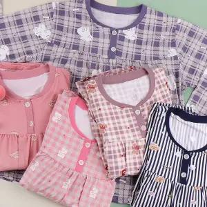 25f/w 여성 피치기모 상하세트 캐릭터 실내복/주니어잠옷/파자마/홈웨어