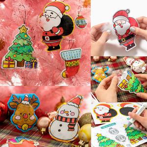 [오피스스쿨] 민화샵 크리스마스 종이 스퀴시 만들기 diy 스트레스볼 촉감놀이