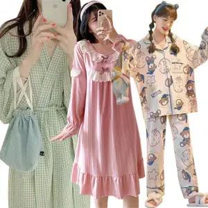 유니크한 여성 로브가운 유카타 원피스 잠옷/파자마 균일가