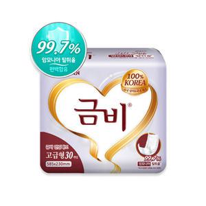 금비 실버 고급형 성인용 요실금 속기저귀 120매 30매X4팩