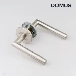 도무스 907SS 방문 손잡이 원형 실버 스텐 레버형 심플한 인테리어 셀프