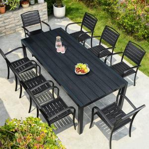 풀세트 클레식 상품 루프탑 6인용야외테이블 베란다 식탁