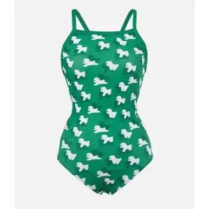 [레노마수영복](하남점) 폴리백 브라캡 무상증정여성 애니멀 프린트 스트랩 원피스실내수영복 LS2D807