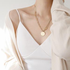 써지컬스틸 심플매치 데일리 패션 주얼리 목걸이