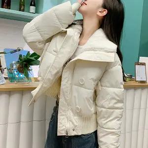 [몽벨리즈]와이드카라시보리크롭패딩 mde2300953