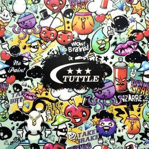 터틀 탁구러버 보호필름 캐릭터 5장