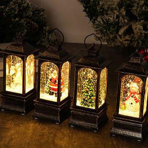 크리스마스 선물 워터볼 LED 스노우볼 무드등 산타 트리 눈사람 엔젤