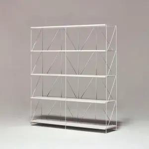 E0자재 스틸프레임 수납 5단 선반장 1200