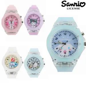 산리오 LED 바늘시계 아동시계 손목시계 쿠로미 마이멜로디