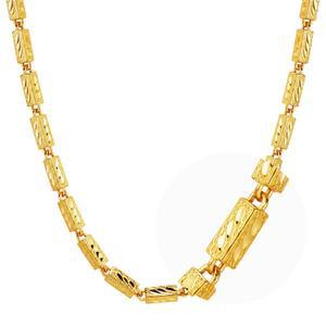 갤러리아 남자 순금 목걸이 체인 사각 컷팅 24K 37.5g 18K장식