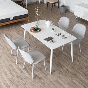 [이즈네이처] 아이리스 포세린 세라믹식탁 4인용식탁세트 조야원단의자+벤치의자