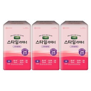 디펜드 스타일 라이너 여성용 스위트플로럴, 롱, 28매, 3개(84매)